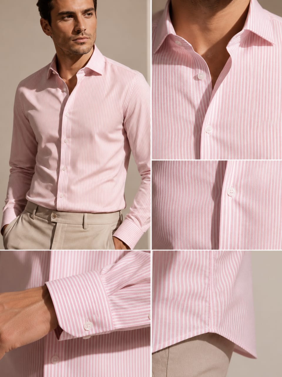 Oxford lining shirt for men