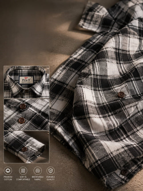 Checked shirt for men